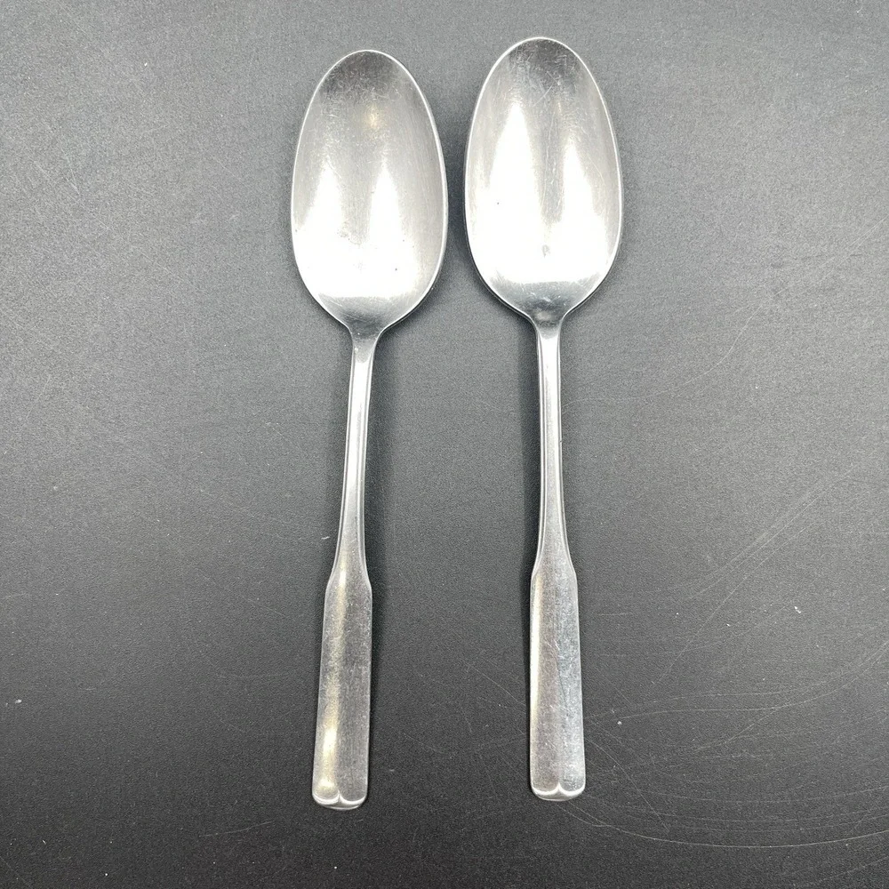 International Silver Mark II Stainless Teaspoons Set of 2 Flatware